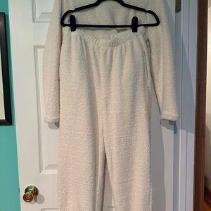 Cloudy Lounge Joggers and Crop Top